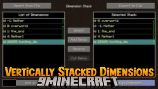 Vertically Stacked Dimensions Mod (1.12.2) – Easier Way to Connect Dimensions