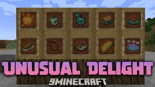 Unusual Delight Mod (1.20.1, 1.19.2) – Monstrous Meals, Exploring Unconventional Foods