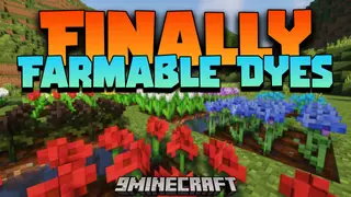 Finally Farmable Dyes Mod (1.20.1, 1.19.2) – Farm Dyes from their Seeds
