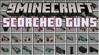 Scorched Guns Mod (1.20.1, 1.19.2) – So Many Insane Weapons