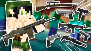 Simple Animated Guns Mod (1.20.1, 1.19.2) – Animated 3D Guns