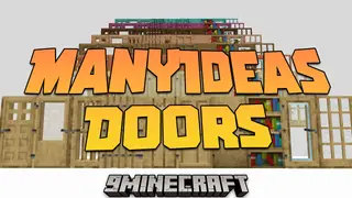 ManyIdeas Doors Mod (1.21.1, 1.20.1) – Ultimate Door Mod For Creative Builders