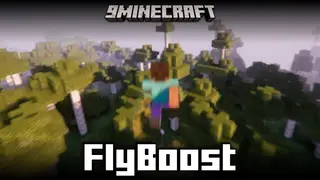 FlyBoost Mod (1.21.1, 1.21) – Increases Creative Flight Speed