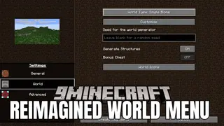 Reimagined World Menu Mod (1.21.1, 1.20.1) – Complete World-Creating Overhaul
