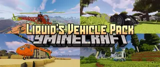 Liquid's Vehicle Pack Mod (1.12.2) – Helicopter, Batmobile, Skycrane, Kei Truck