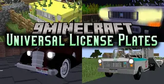 Universal License Plates Pack Mod (1.12.2) – Personality to Your Vehicle