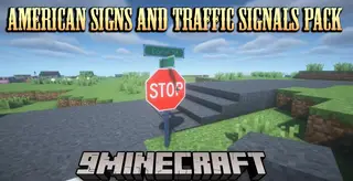 American Signs and Traffic Signals Pack Mod (1.12.2) – USA MUTCD