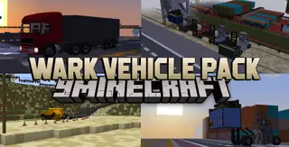 Wark Vehicle Pack Mod (1.16.5, 1.12.2) – Trucks, Riders, Container Handler