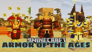 Armor of the Ages Mod (1.21.1, 1.20.1) – 3D Animated Armor Sets