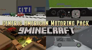 Generic American Motoring Pack Mod (1.12.2) – Real Cars from America, Asia, Europe