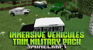 Immersive Vehicules Trin Military Pack Mod (1.12.2) – Military Cougar, Hummer