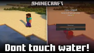 Don't Touch Water! Mod (1.21.1, 1.21) – Water Kills You!