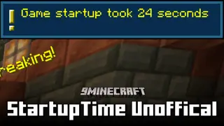 StartupTime Unofficial Mod (1.21.1, 1.21) – Shows Startup Time After Loading