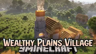 Wealthy Plains Village Mod (1.20.2, 1.20.1) – Carton-Style Village