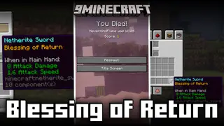Blessing Of Return Mod (1.21.1, 1.21) – Retain Items Upon Death