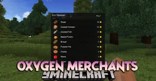 Oxygen Merchants Mod (1.12.2) – Custom Merchants Creation
