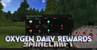 Oxygen Daily Rewards Mod (1.12.2) – Daily Rewards System
