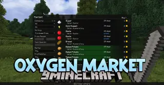 Oxygen Market Mod (1.12.2) – Global Market for Players to Buy and Sell Items