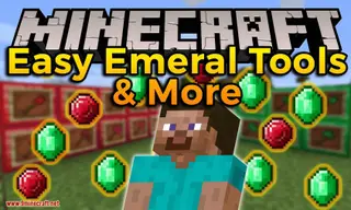 Easy Emerald Tools & More Mod (1.21.1, 1.20.1) – Awesome Tools