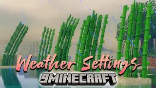 Weather Settings Mod (1.21.1, 1.20.1) – Gain Control Over Minecraft's Weather Dynamics!