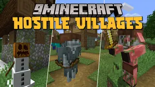 Hostile Villages Mod (1.21.1, 1.20.1) – Challenging, Deterrent