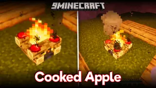 Cooked Apple Mod (1.21.1, 1.20.1) – Cook Apples Over Campfire