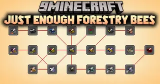 Just Enough Forestry Bees Mod (1.10.2) – View Bee Breeding and Production