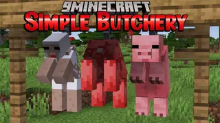 Simple Butchery Mod (1.21.1, 1.20.1) – Easy Way to Extract Meat from Livestock