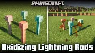 Oxidizing Lightning Rods Mod (1.20.6, 1.20.1) – Oxidizing & Waxable Lightning Rods
