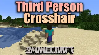 Third Person Crosshair Mod (1.21.1, 1.20.1) – Enables Crosshair In Third-Person View