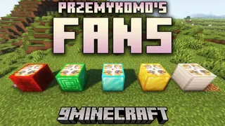 Przemykomo's Fans Mod (1.21.1, 1.20) – Fan Power In Minecraft