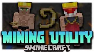 Mining Utility Mod (1.21.1, 1.20.1) – Mining Tools are added