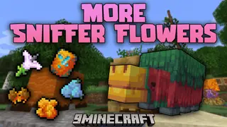 More Sniffer Flowers Mod (1.21.1, 1.20.1) – Discover Floral Wonders