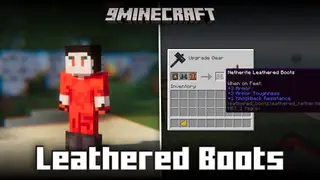 Crystal Nest Leathered Boots Mod (1.20.4, 1.20.1) – Combine Leather With Any Boot