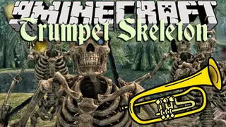 Trumpet Skeleton Mod (1.21.1, 1.20.1) – The Sound of Trumpets Echoes Through the Night