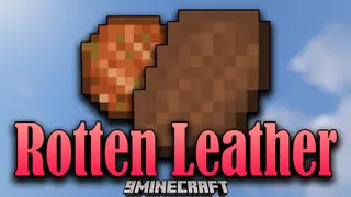 Rotten Leather Mod (1.21.1, 1.20.1) – Create Leather out of Rotten Flesh