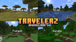 TravelerZ Mod (1.21.1, 1.20.1) – Biome Danger Indicators