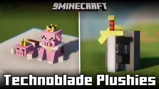 Technoblade Plushies Mod (1.20.1, 1.19.2) – Two Plushies & A Shrine