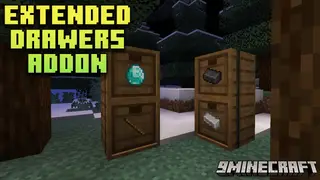 Extended Drawers Addon Mod (1.21.1, 1.20.1) – Visual And Functional Upgrades