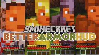 Better Armor HUD Mod (1.21.1, 1.20.1) – Colorful Armor