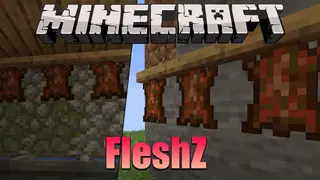 FleshZ Mod (1.21.1, 1.20.1) – Leather Making, Rotten Flesh