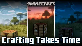 Crafting Takes Time Mod (1.20.4, 1.20.1) – Manipulate Time By Crafting Items