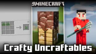 Crafty Uncraftables Mod (1.21.1, 1.20.1) – Crafting Recipes For Uncraftable Items