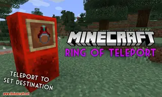Ring of Teleport Mod (1.21.1, 1.20.1) – Teleport to a Stored Location, Reusable
