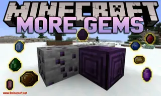 More Gems Mod (1.21.1, 1.20.1) – Carbonado, Black Diamond