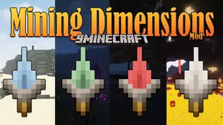 Mining Dimensions Mod (1.21.1, 1.20.1) – Dimension that Players can freely mine