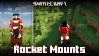 Rocket Mounts Mod (1.20.1) – Ride Mobs At Rocket Speed