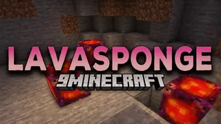 LavaSponge Mod (1.21.1, 1.20.1) – Lava Fuel in Sponge form