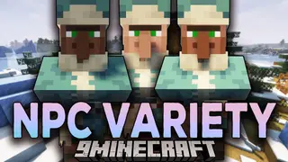NPC Variety Mod (1.21.1, 1.20.1) – Villagers Are Now More Diverse