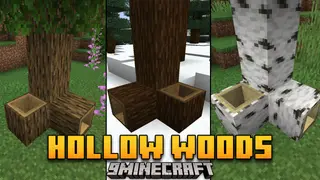Hollow Woods Mod (1.21.1, 1.20.1) – Aesthetic Enhancements With Hollowwoods